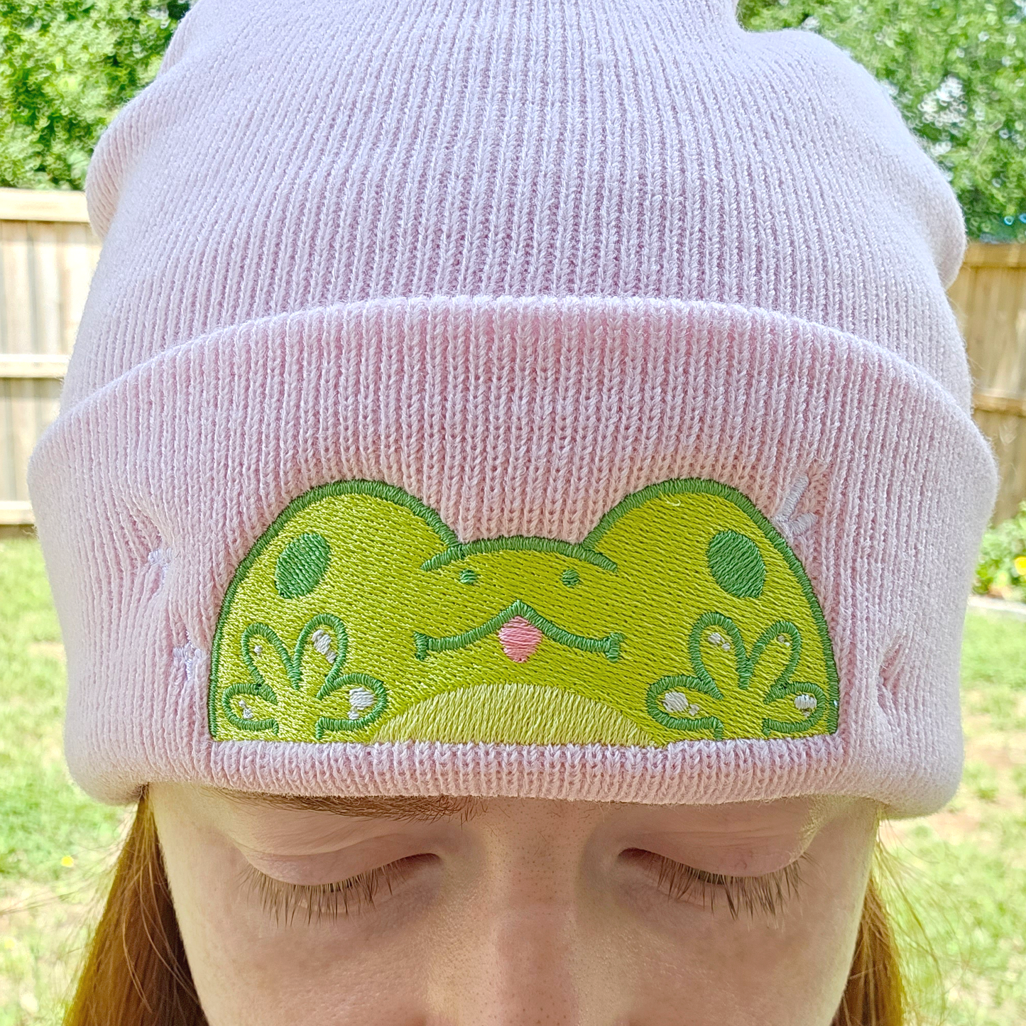 Peeking Frog Beanie