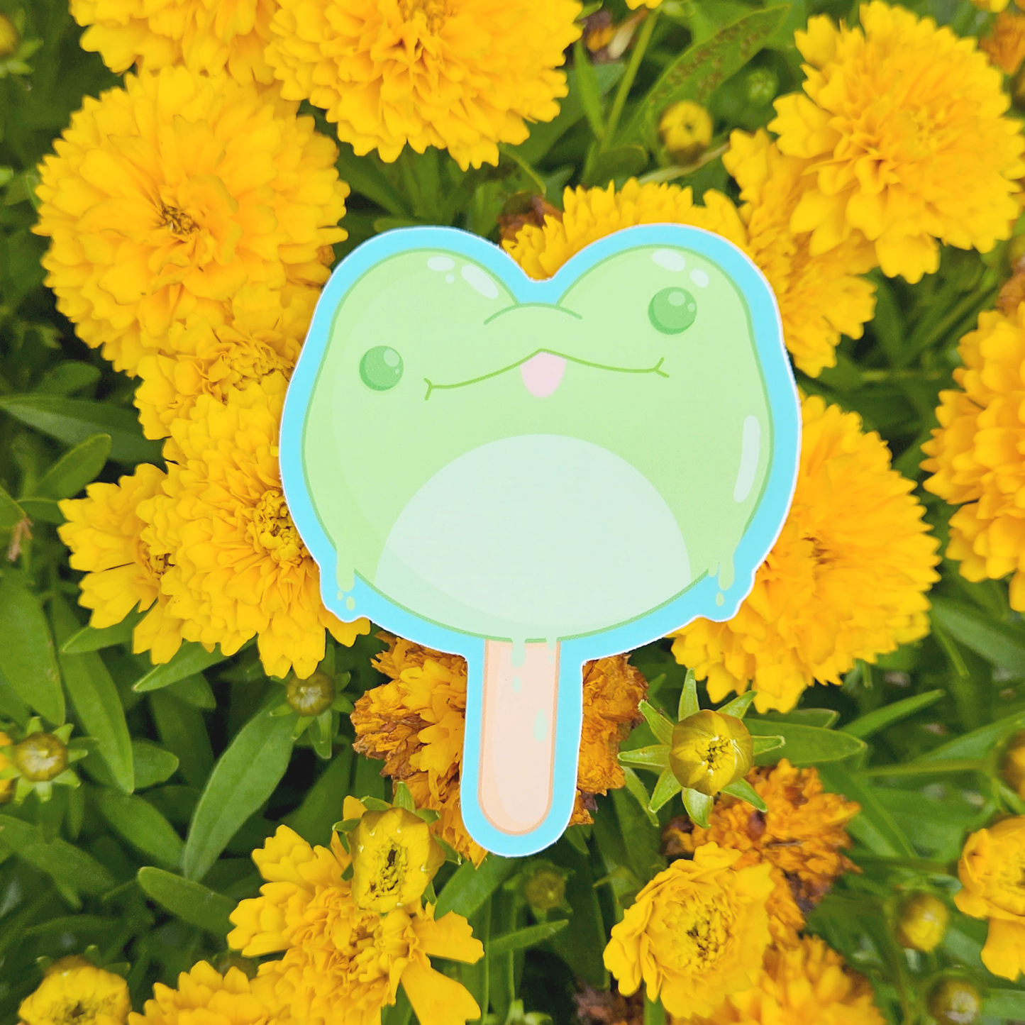 Frogsicle - Mushroom Mail Sticker Design!