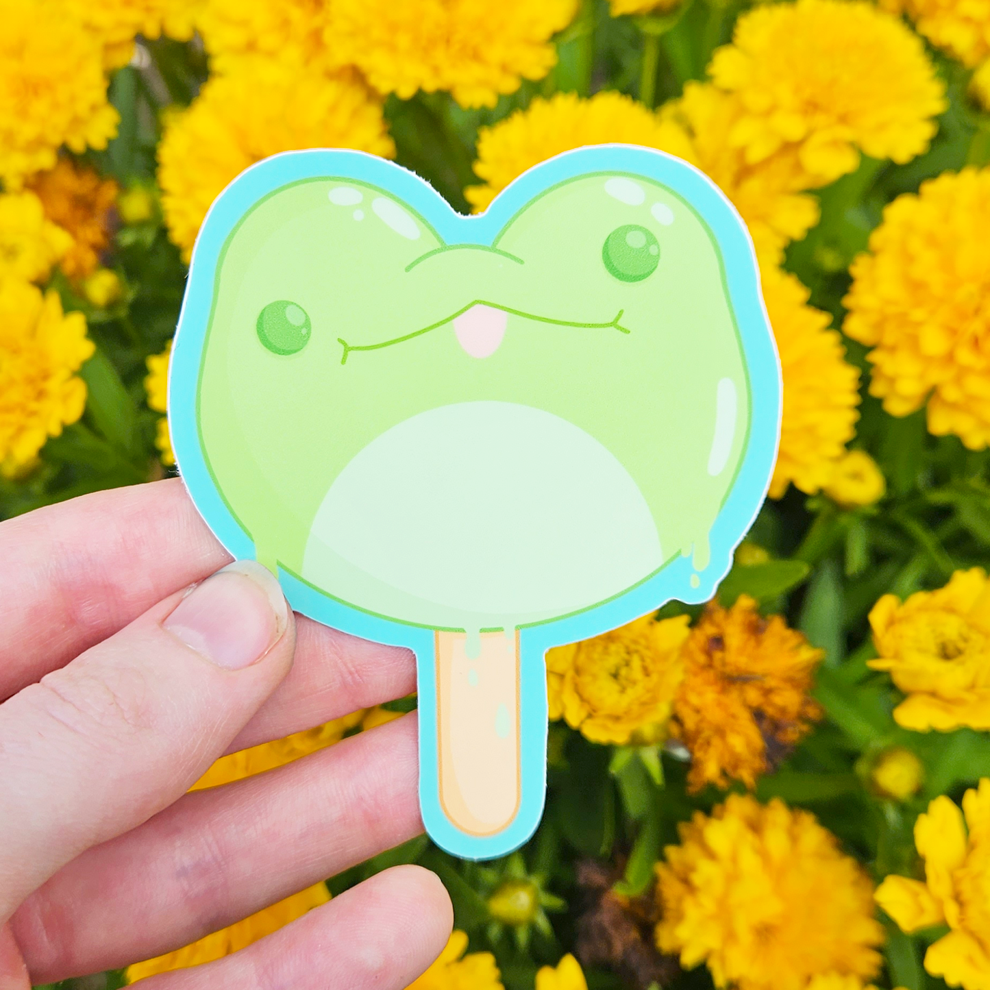 Frogsicle - Mushroom Mail Sticker Design!