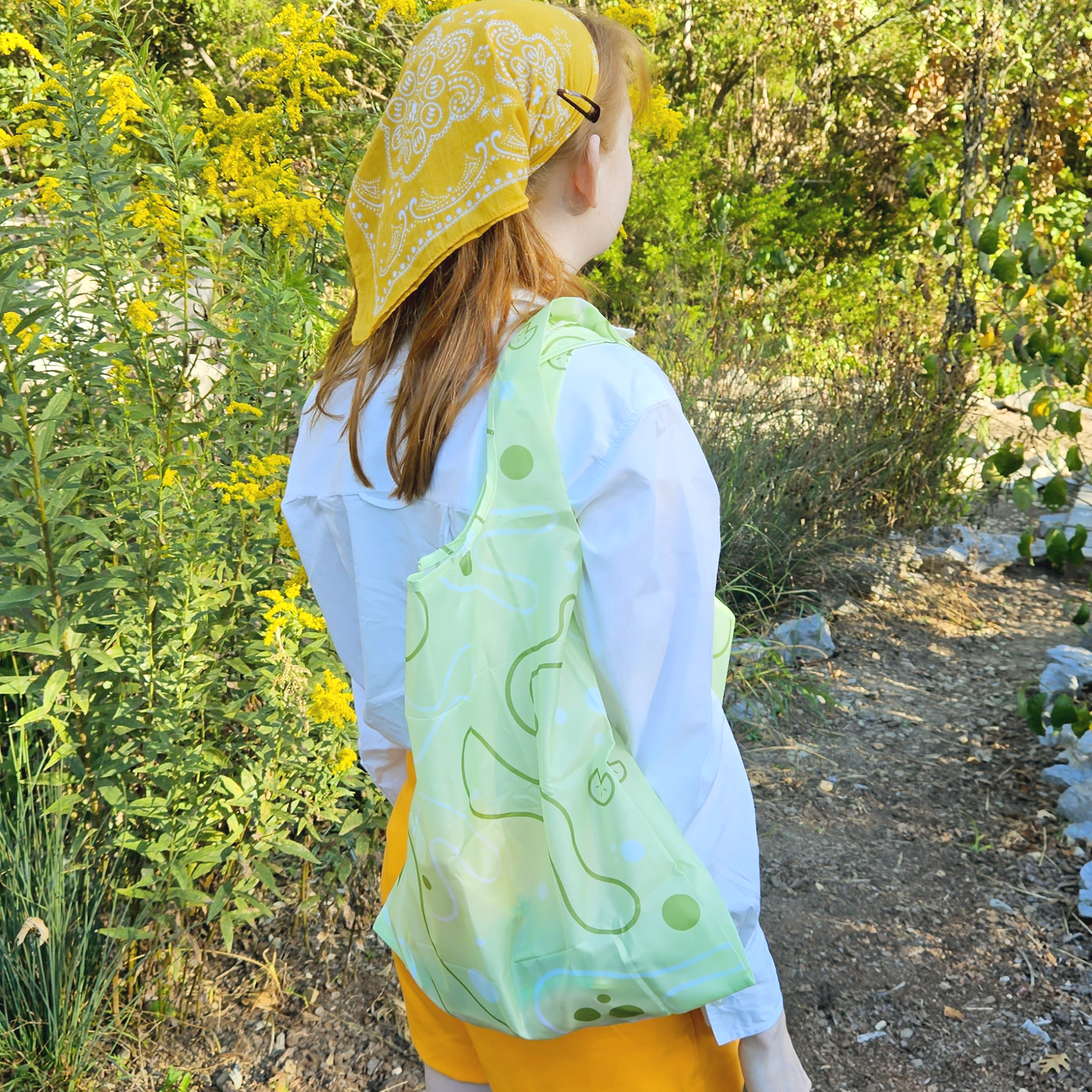 Frog Grocery Tote & Foldable Shopping Bag