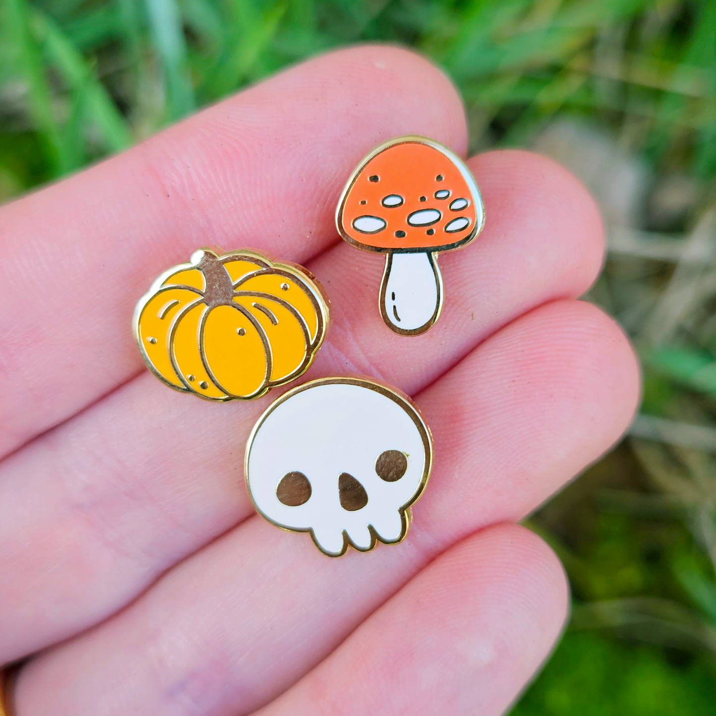 Mini Halloween & Fall Filler- Hard Enamel Pin