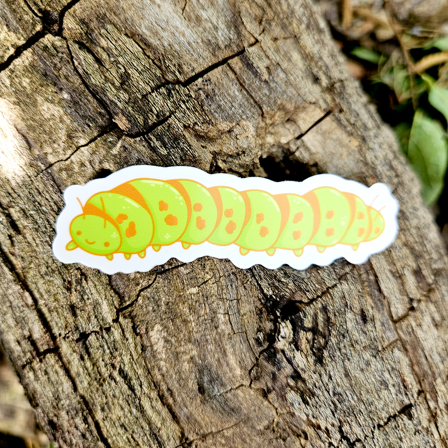 Monarch Caterpillar Sticker