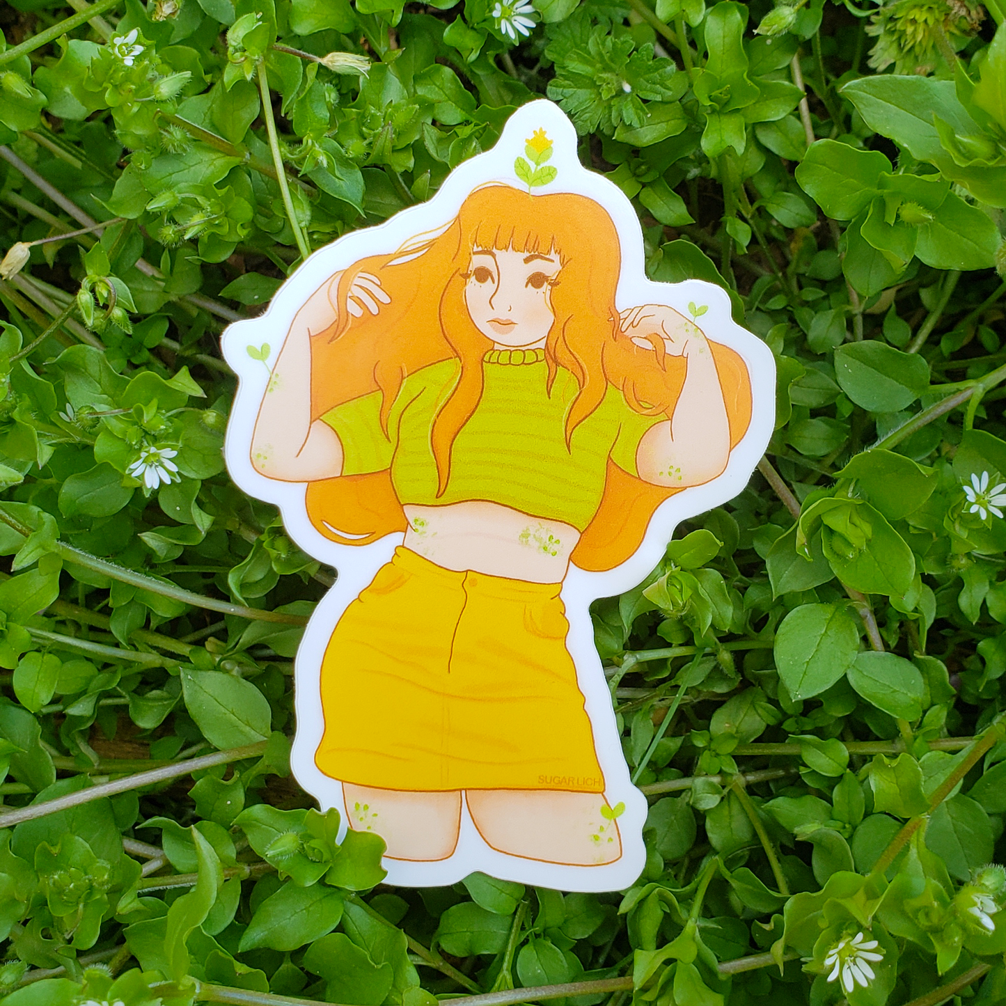 Grow - Mushroom Mail Sticker Design!