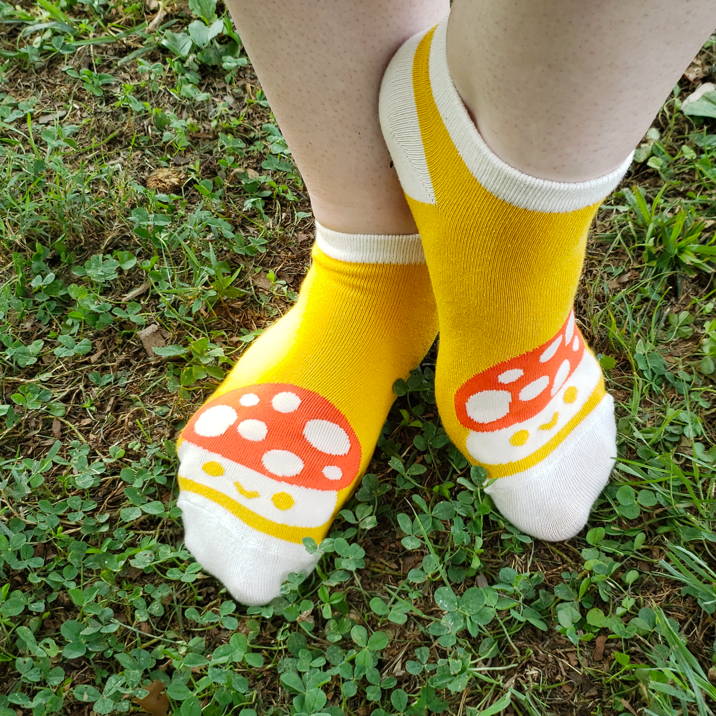 Mushroom Friend Ankle Socks