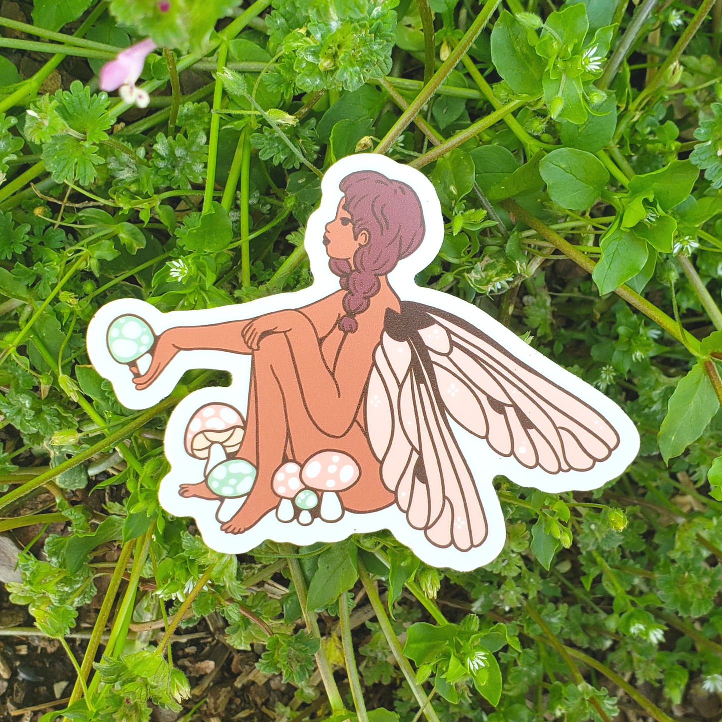 Mycelium Fairy Sticker