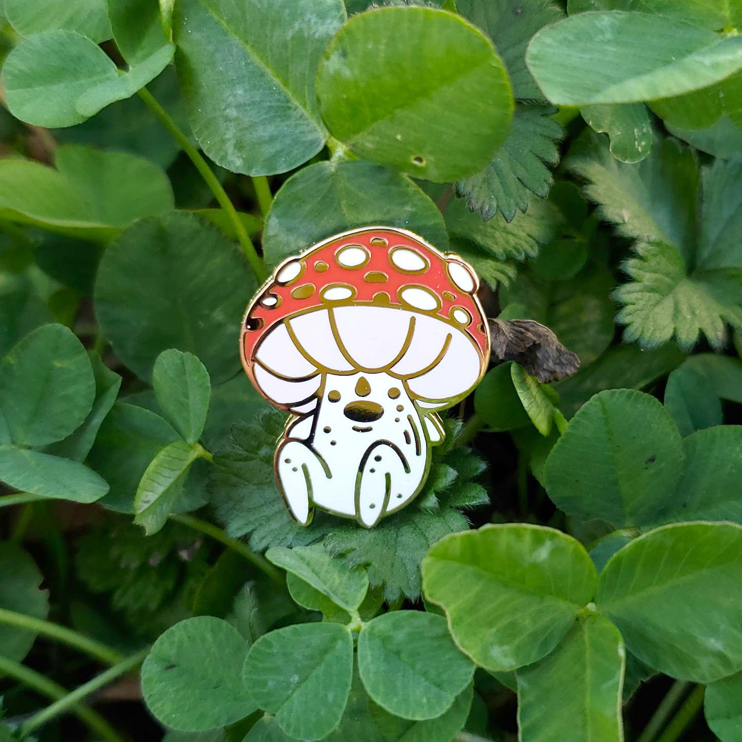 Pocket Mush Friend- Hard Enamel Pin
