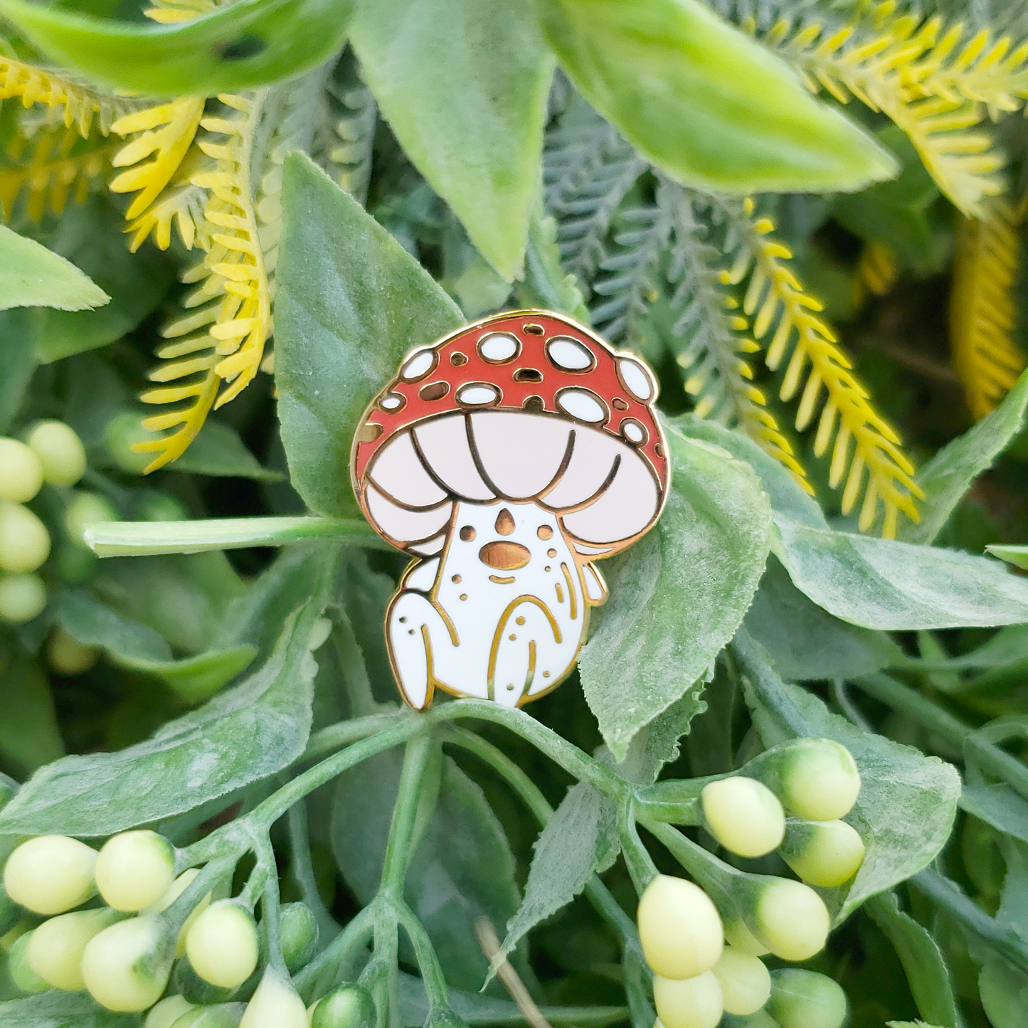 Pocket Mush Friend- Hard Enamel Pin