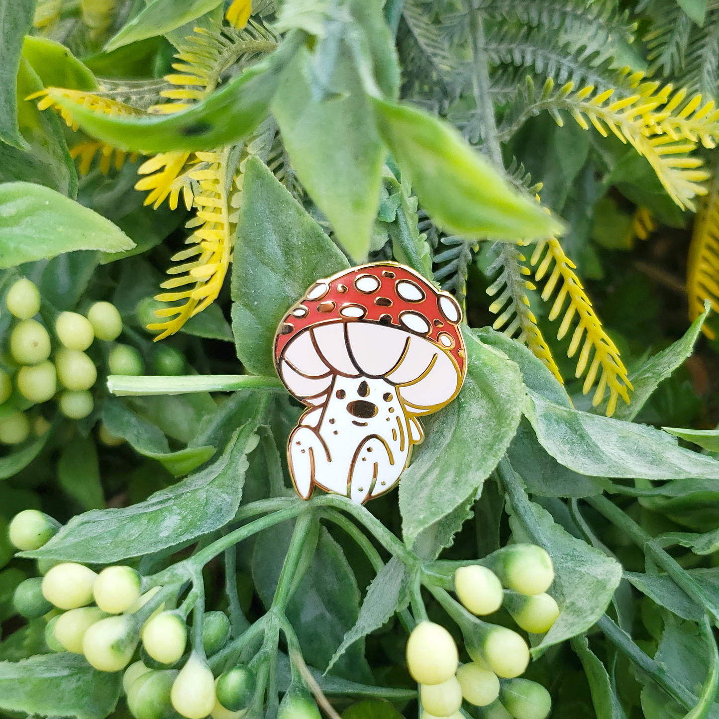 Pocket Mush Friend- Hard Enamel Pin
