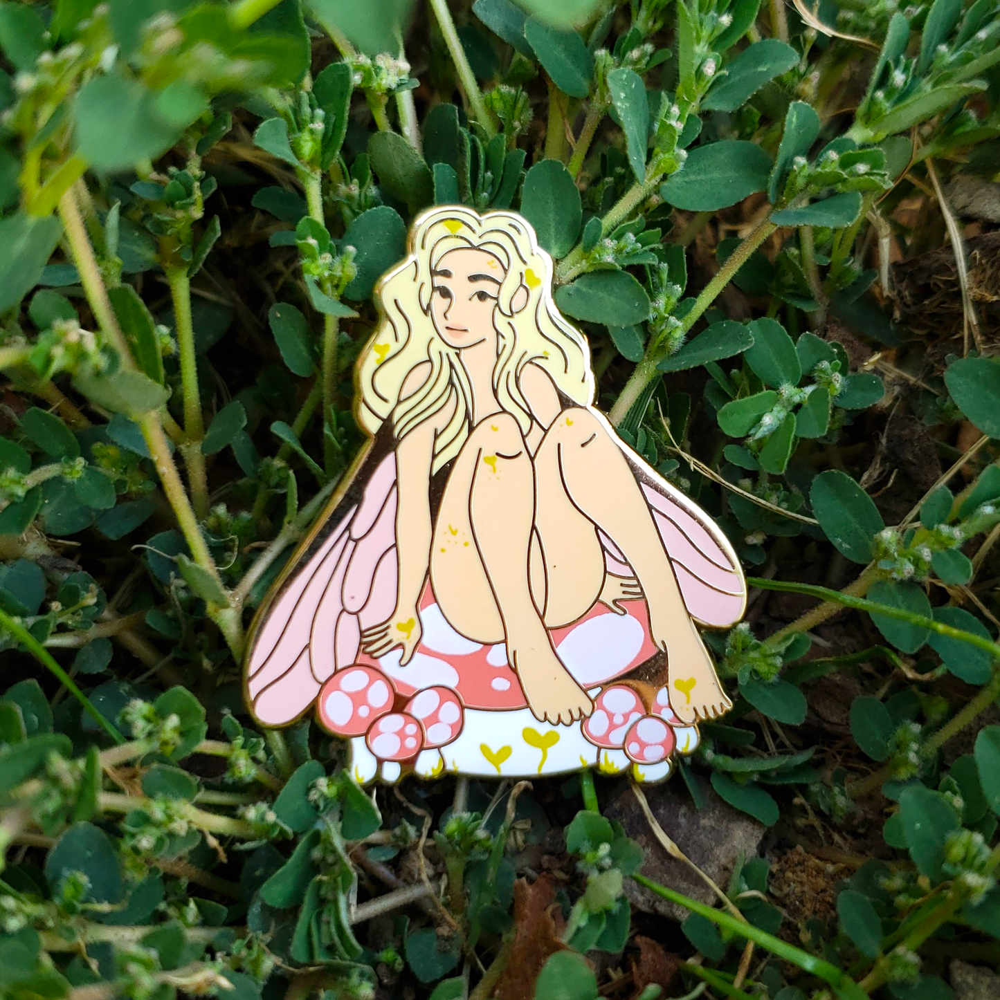 Toadstool Fairy - Hard Enamel Pin