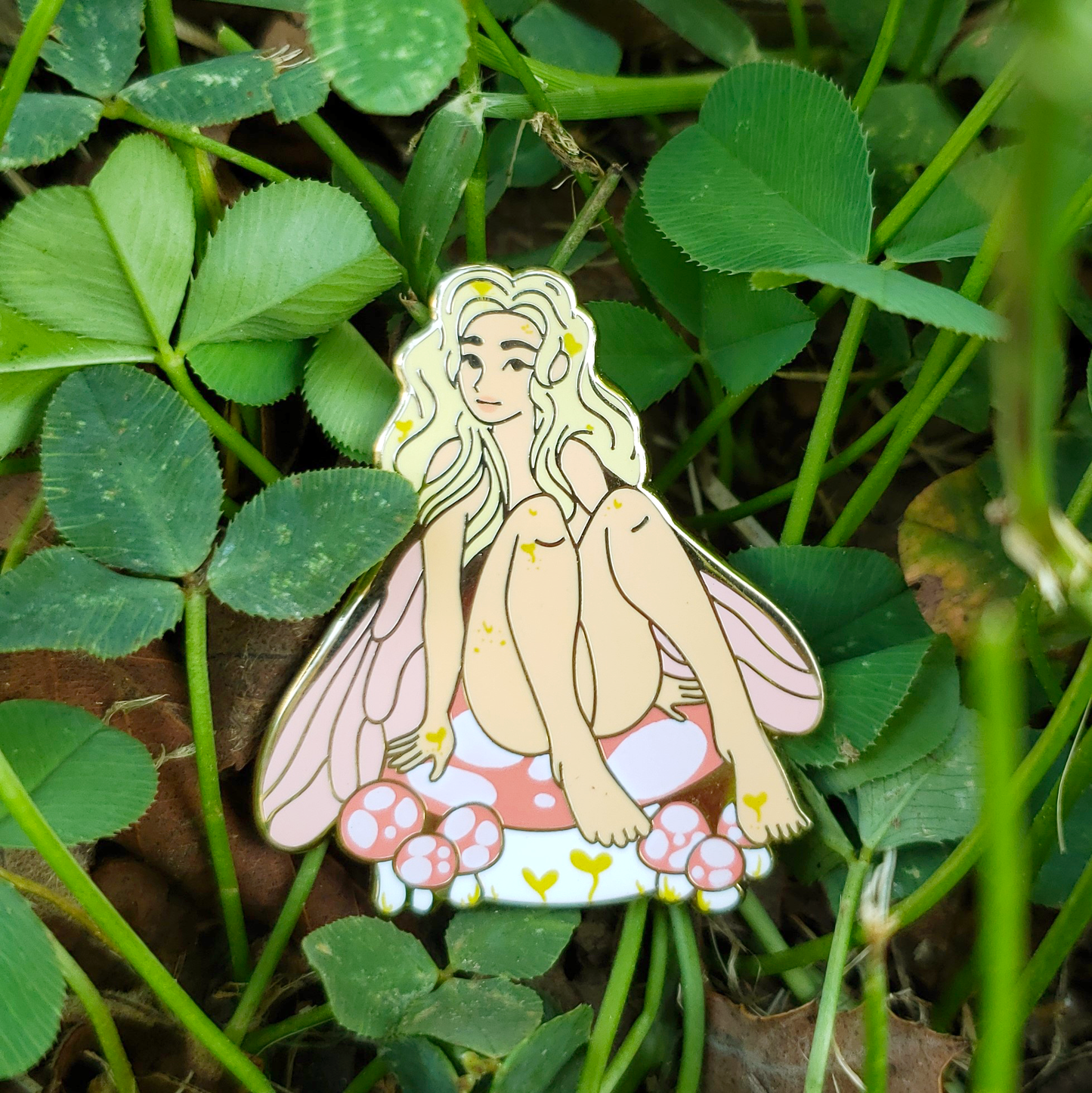 Toadstool Fairy - Hard Enamel Pin