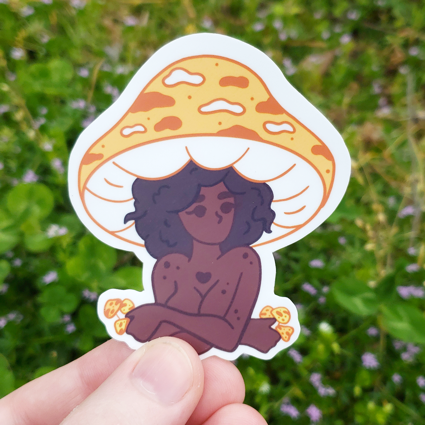 Mushroom Girl SINGLE Stickers!