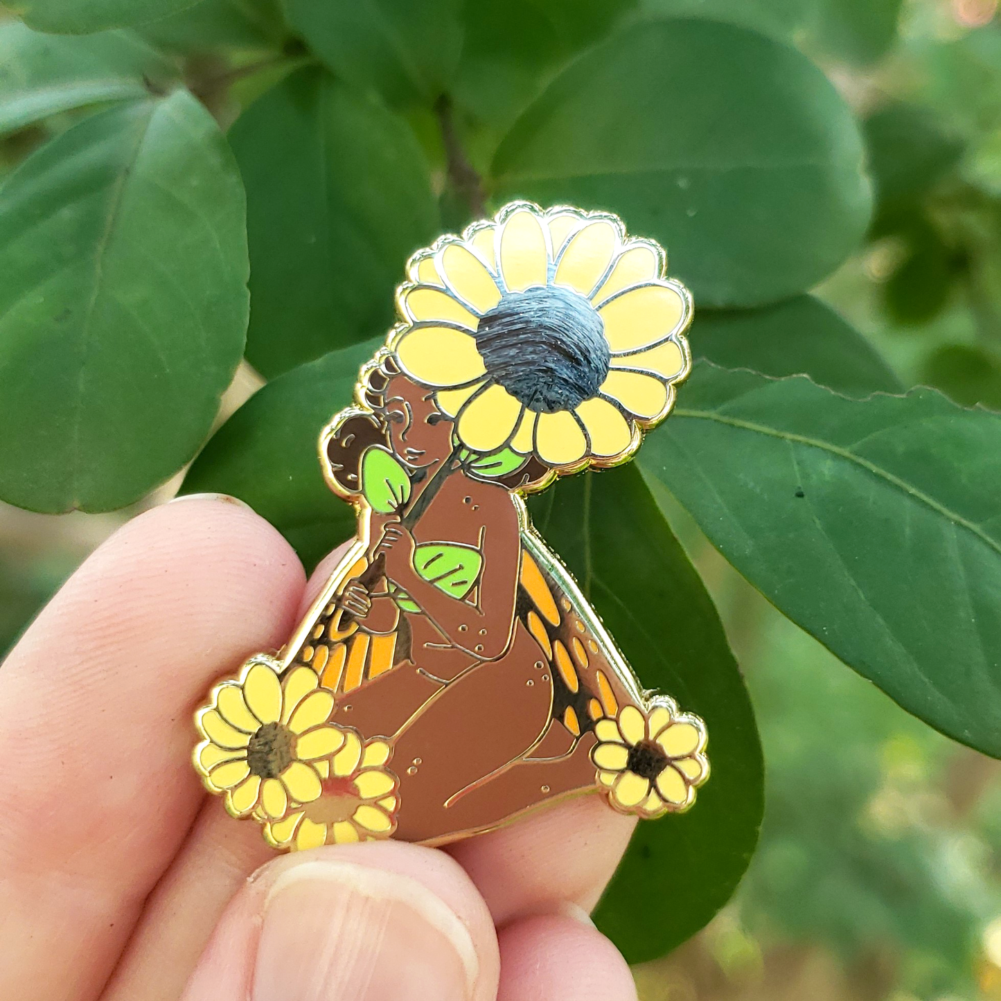Sunflower Fairy - Hard Enamel Pin