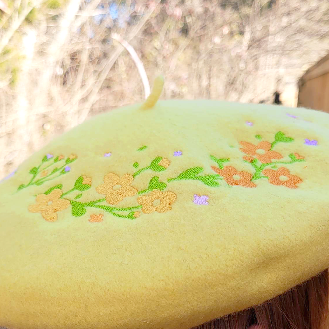 Wild Flower Beret