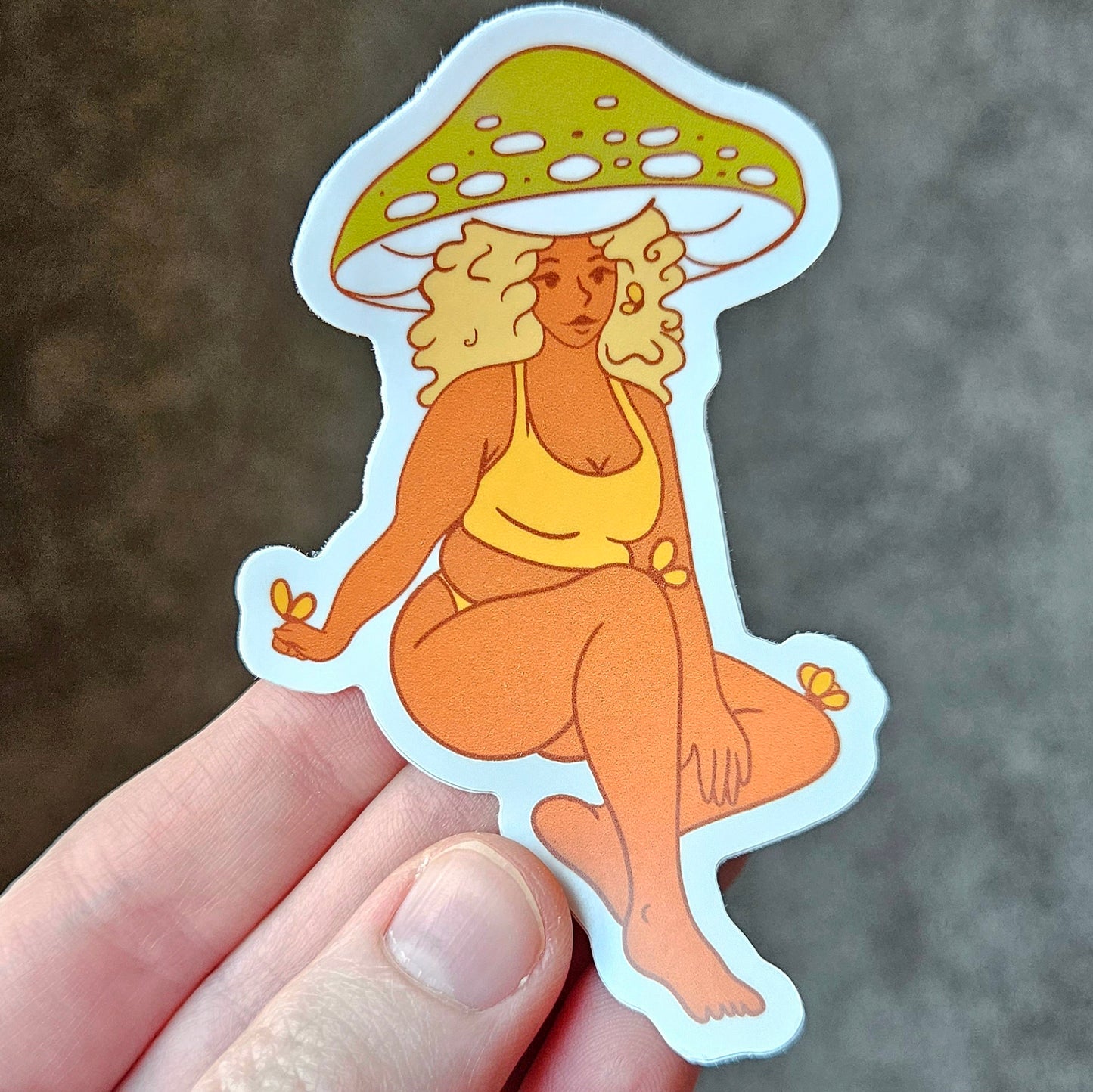 Mushroom Girl SINGLE Stickers!