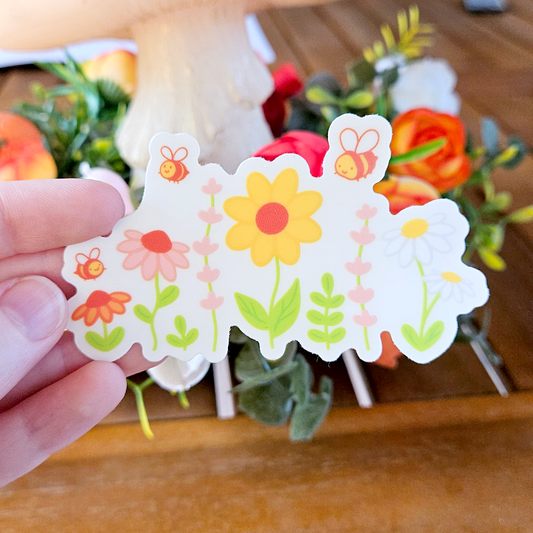 Pollinator Patch - Mushroom Mail Sticker Design!