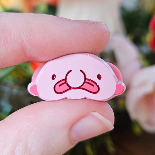 Blob Fish Soft Enamel Pin - Pin Club