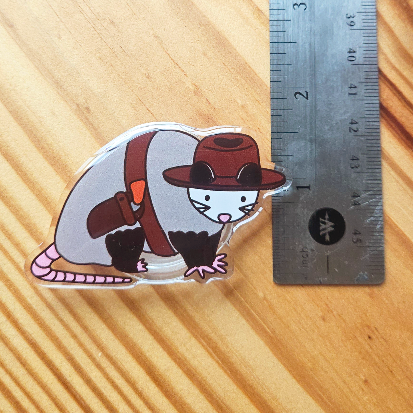 Cowboy Opossum Phone Grip