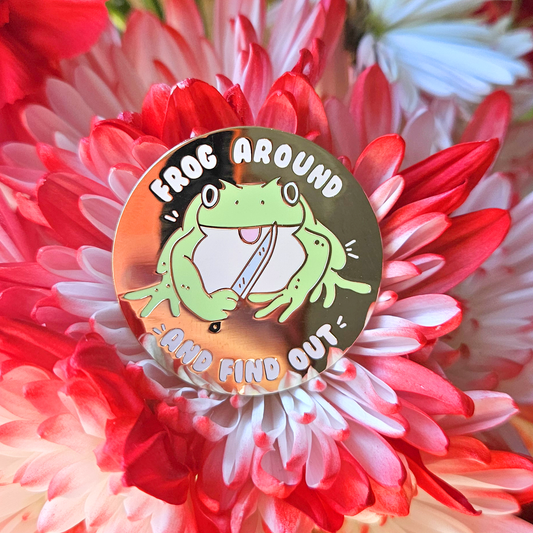 Frog around and find out - Pin Club