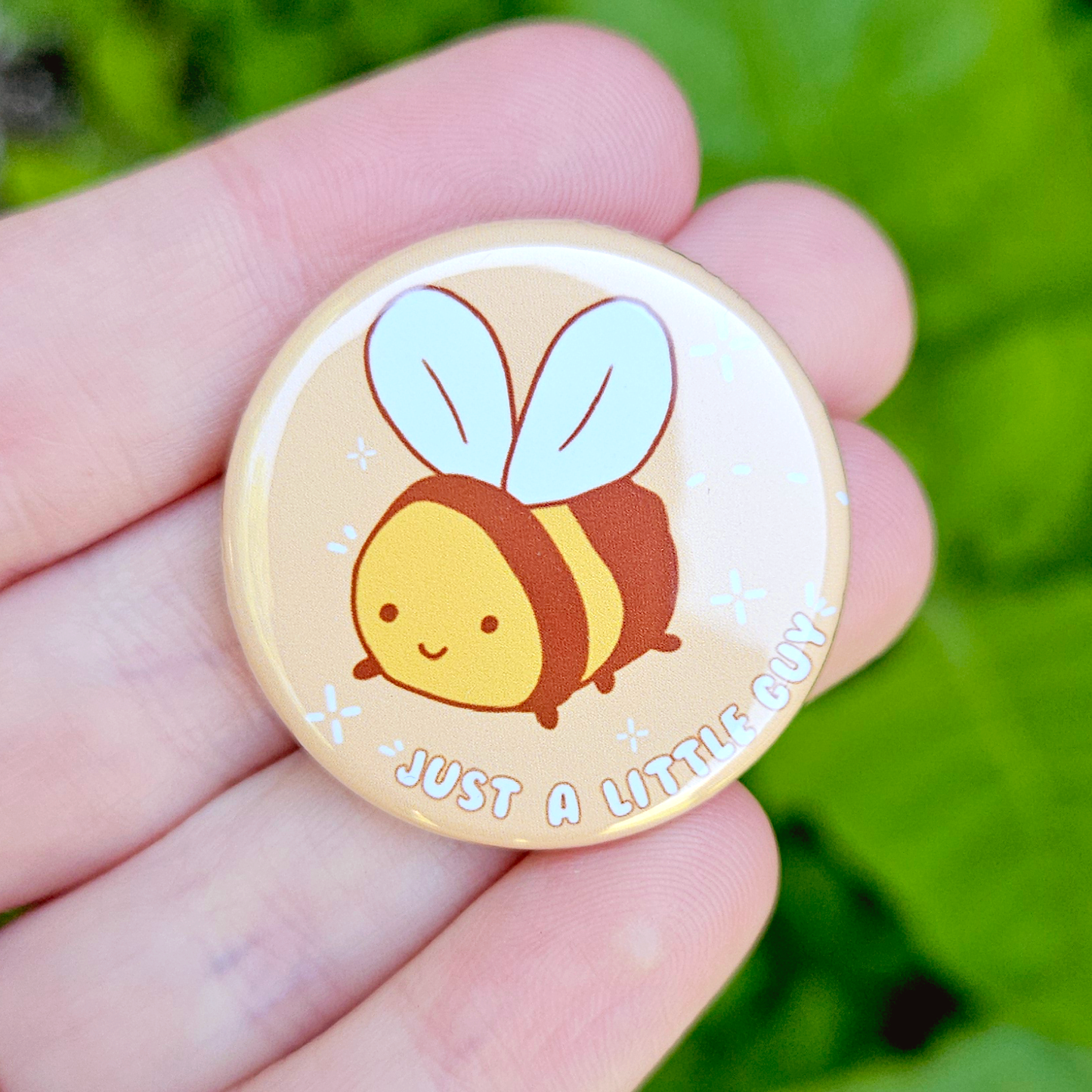 Just a little guy Bee 1.25" Button