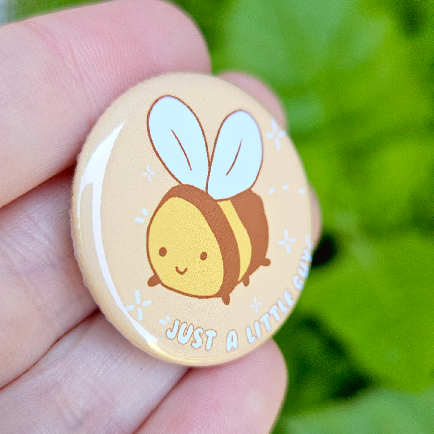 Just a little guy Bee 1.25" Button
