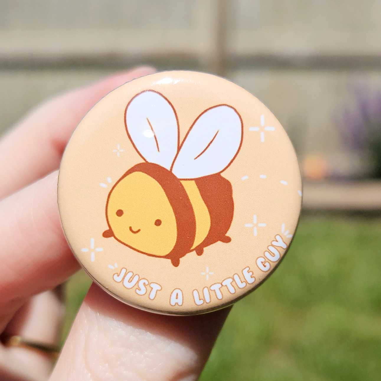 Just a little guy Bee 1.25" Button