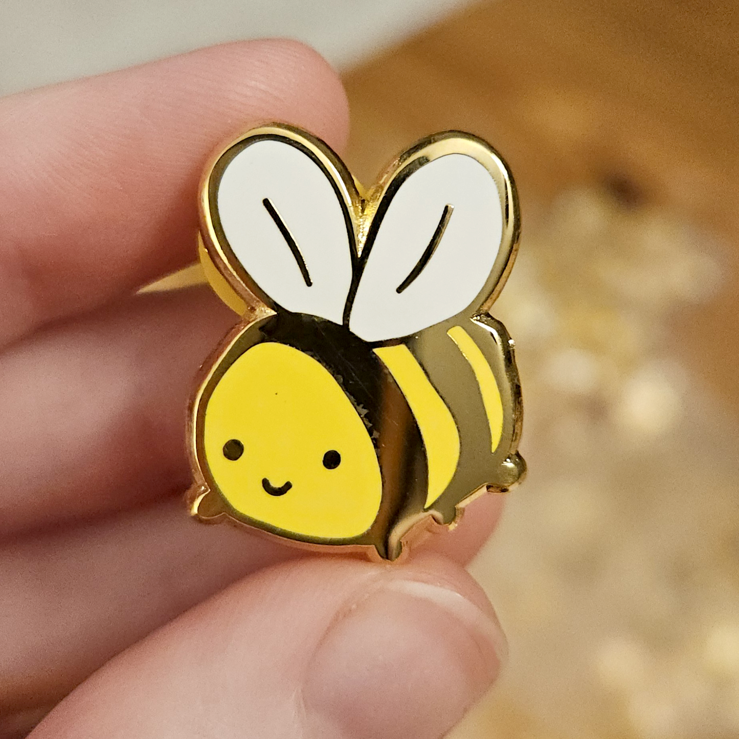 SECONDS SALE - Silly Bee Hard Enamel Pin