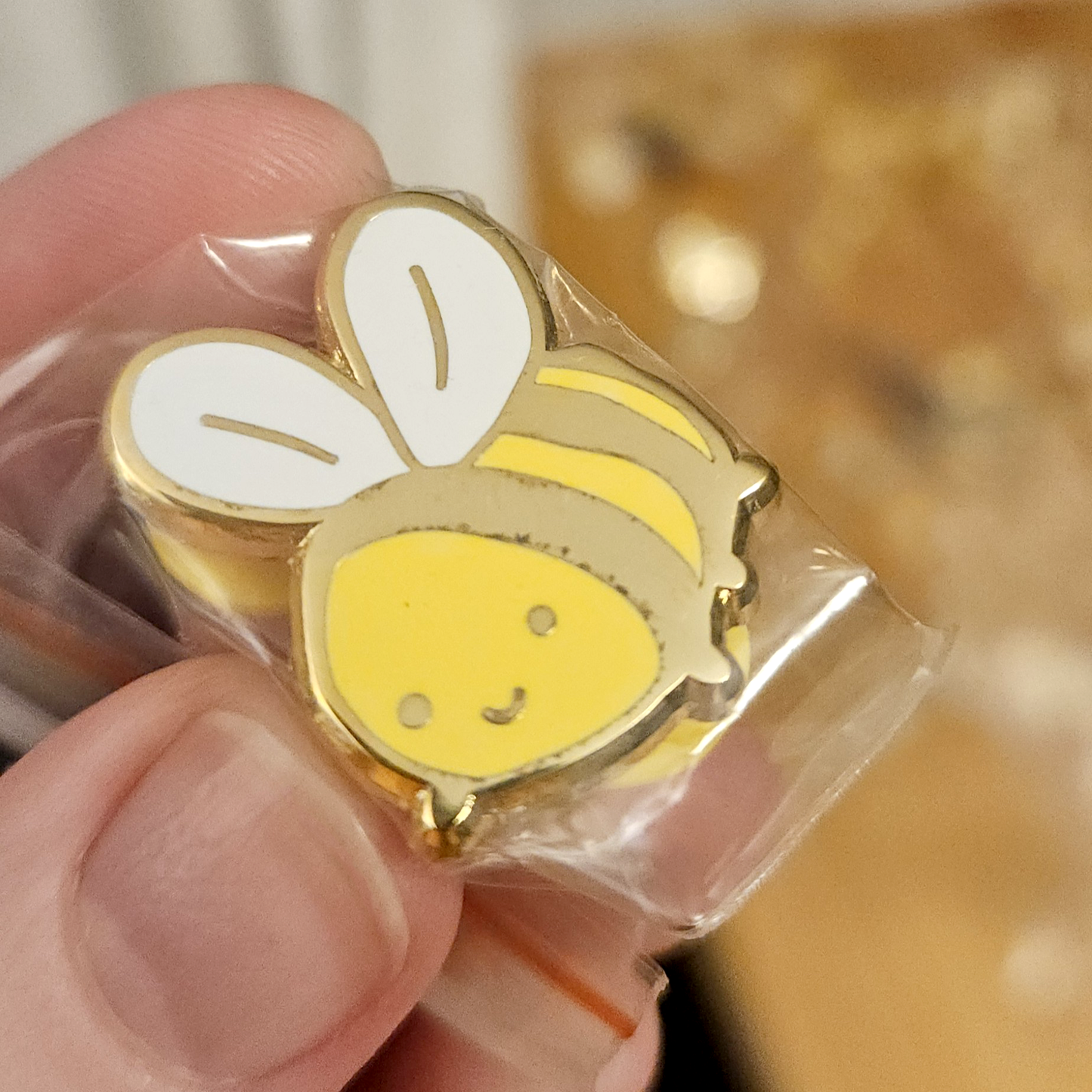 SECONDS SALE - Silly Bee Hard Enamel Pin