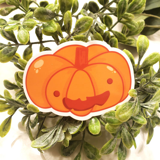 Goofy pumpkin Sticker