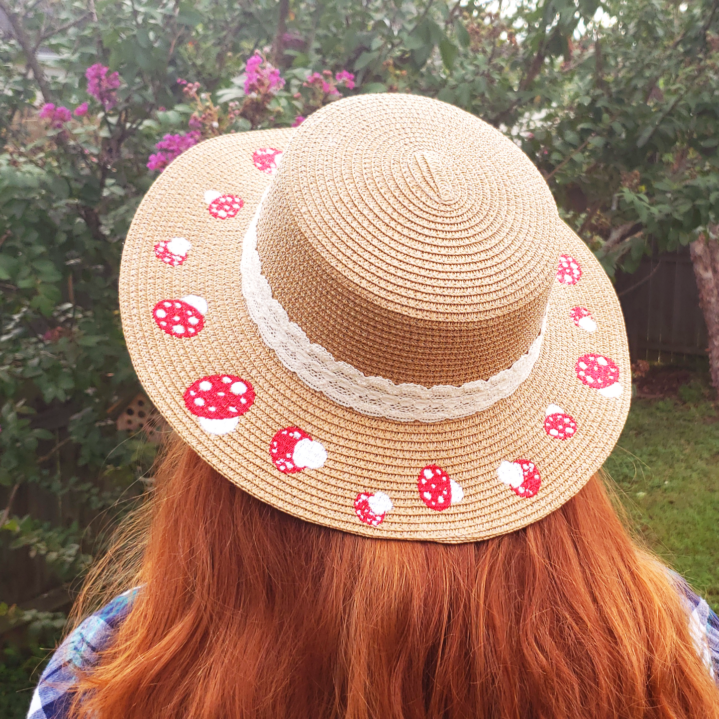 Fairy Circle Embroidered Sun Hat