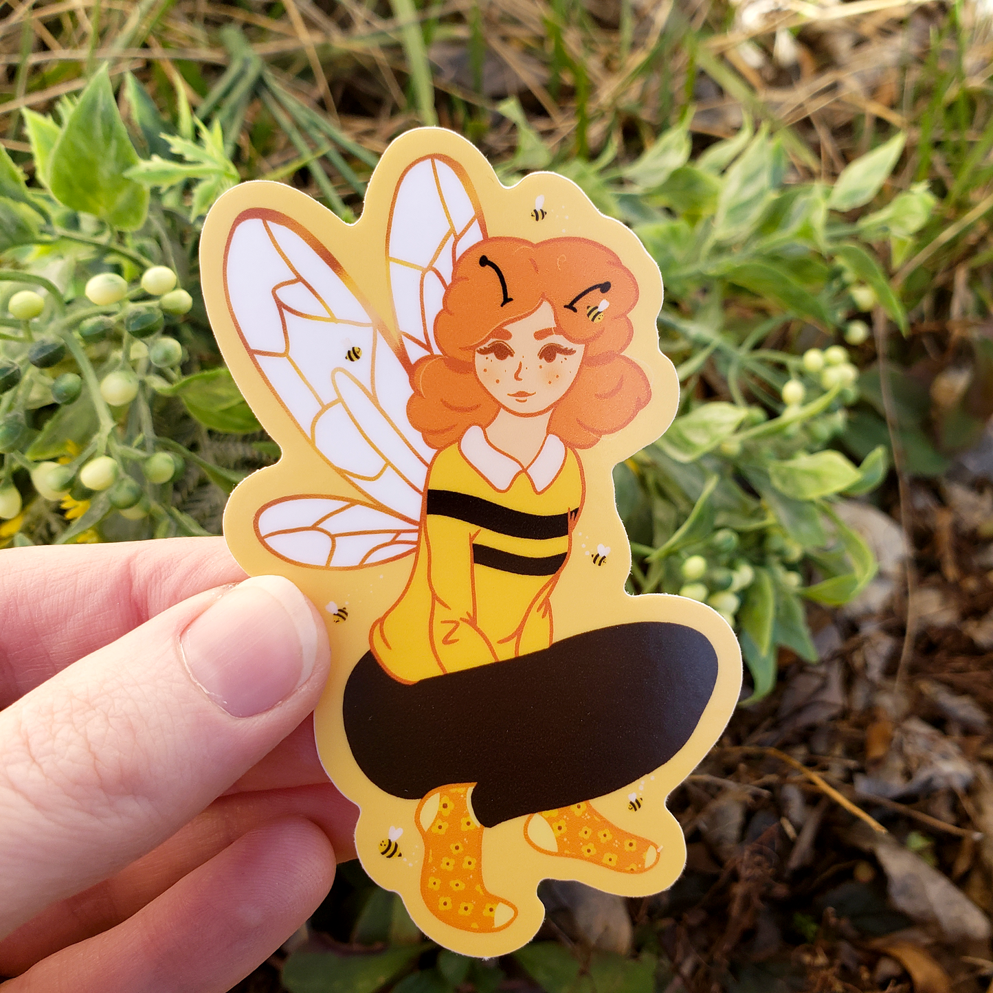 Bee Fairy Sticker