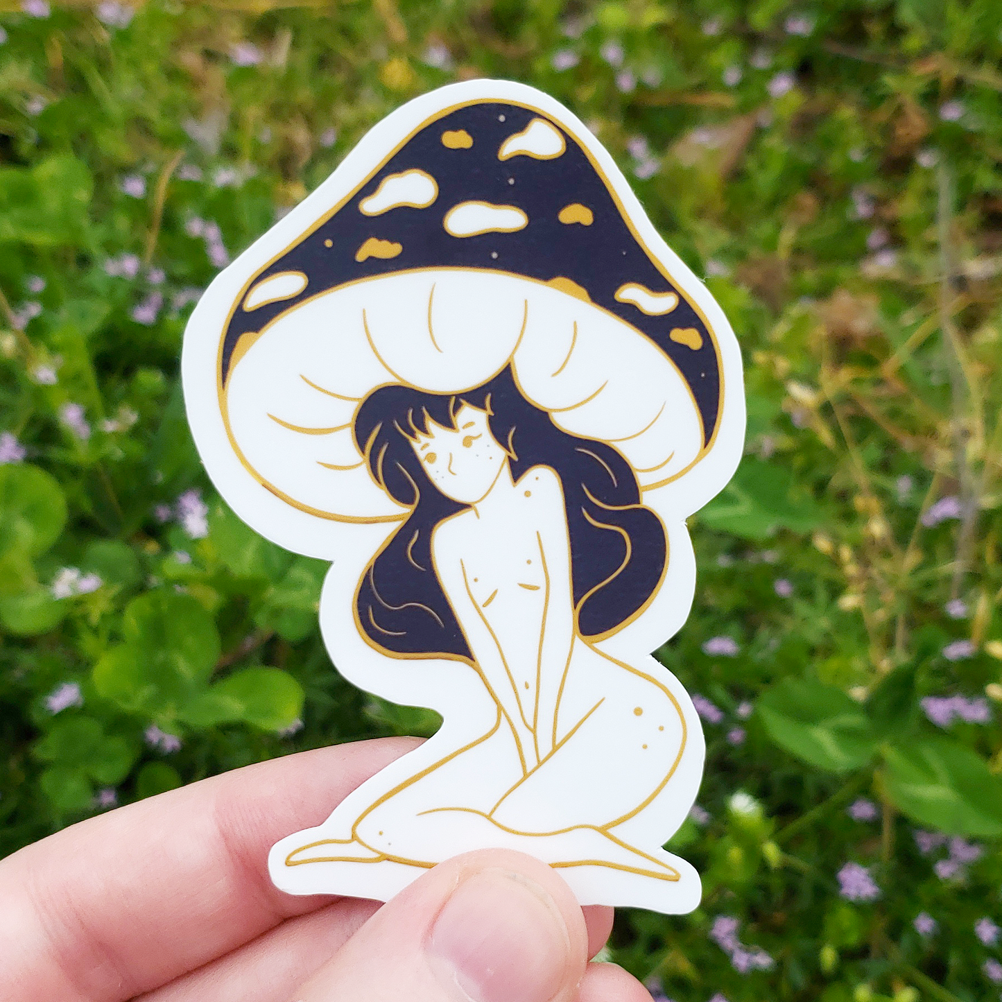 Mushroom Girl SINGLE Stickers!