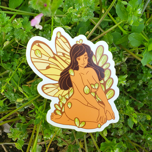 Brush Fairy Sticker