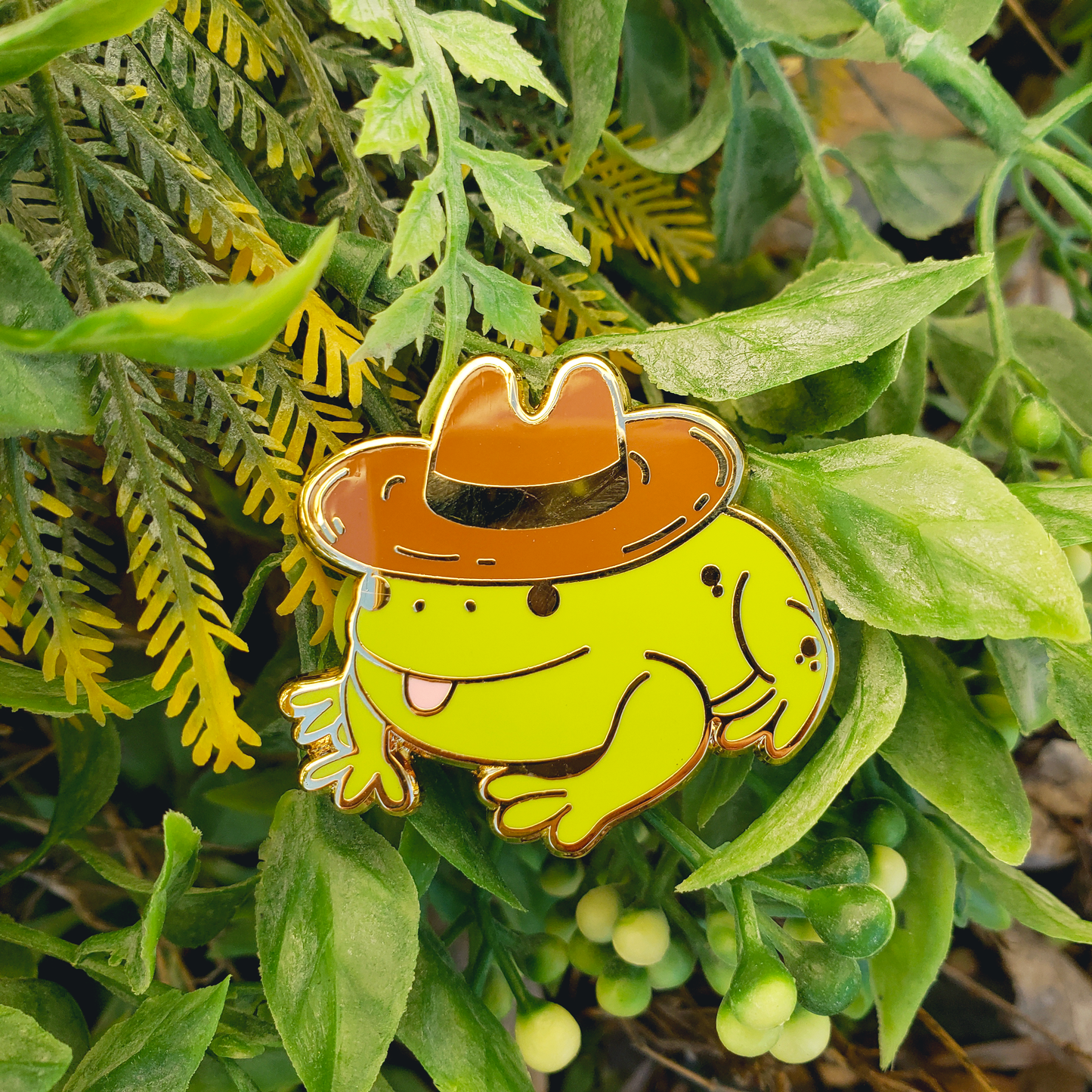 Cowboy Frog- Hard Enamel Pin