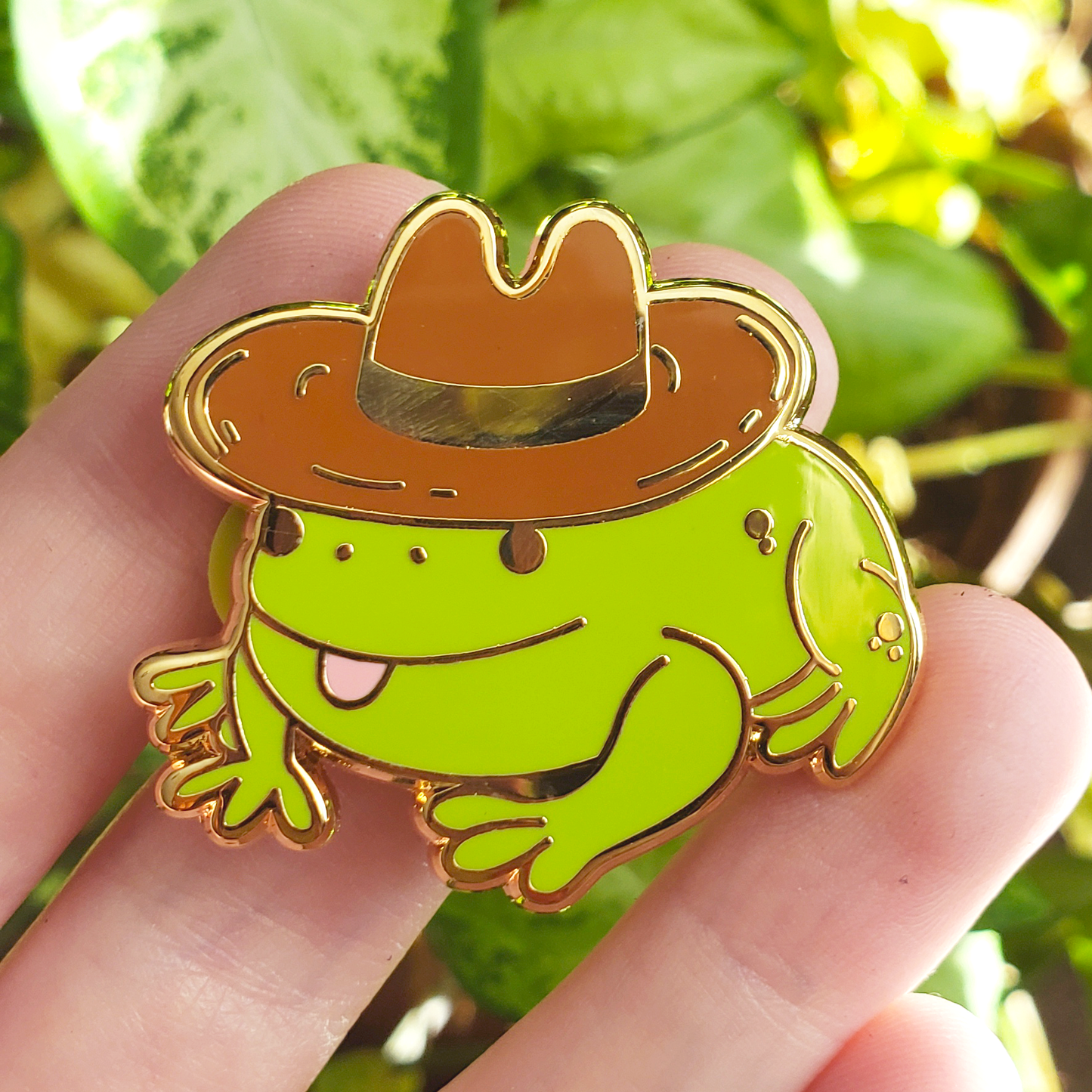Cowboy Frog- Hard Enamel Pin