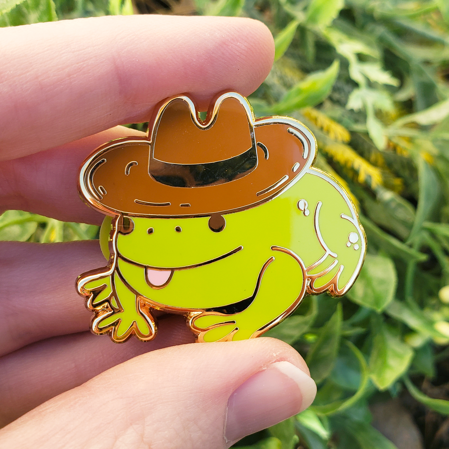 Cowboy Frog- Hard Enamel Pin