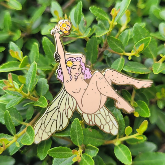 Dahlia Fairy - Hard Enamel Pin