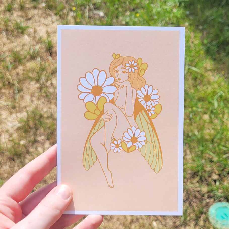 Mushroom Girl and Fairy Mini Prints