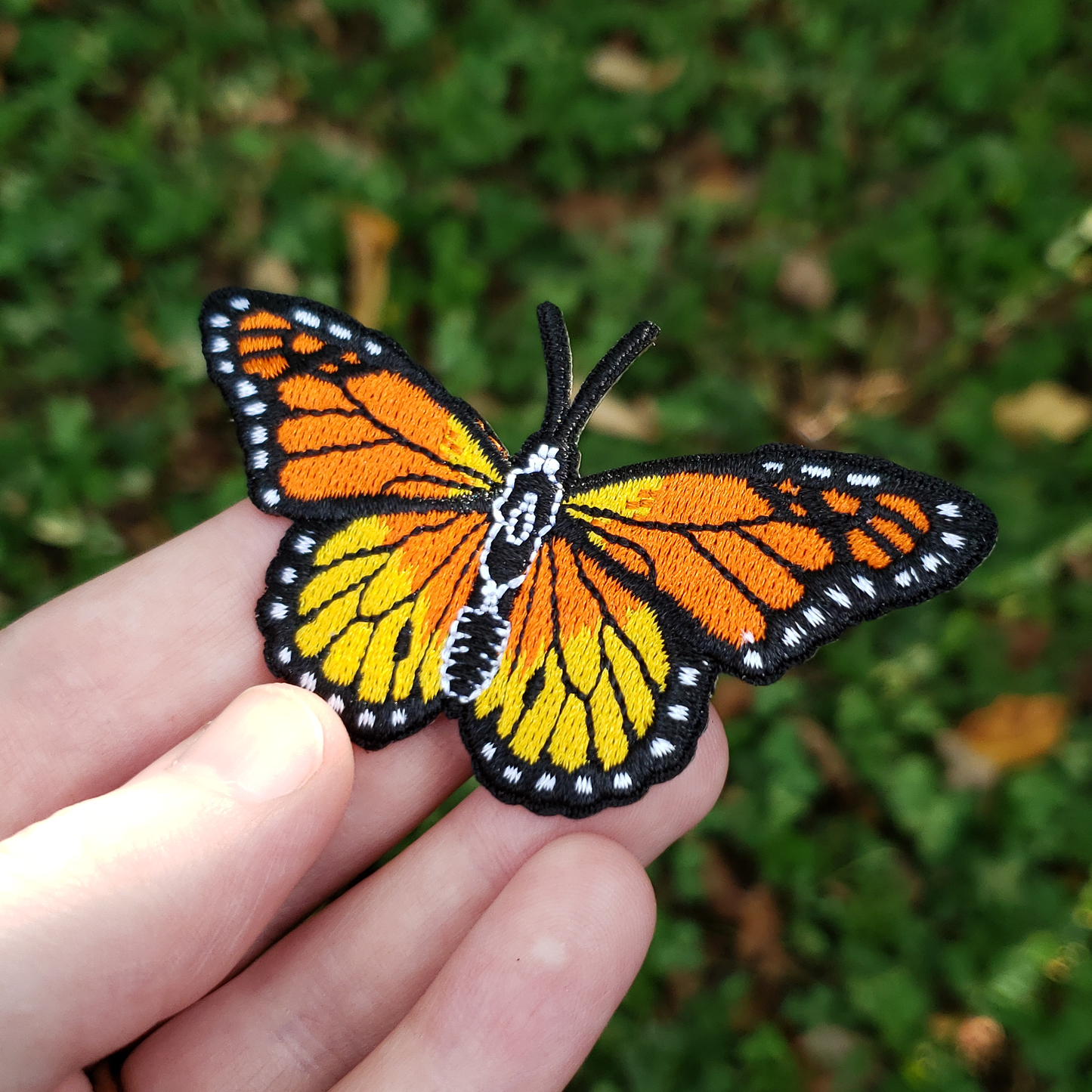 Monarch Butterfly Iron on Patch