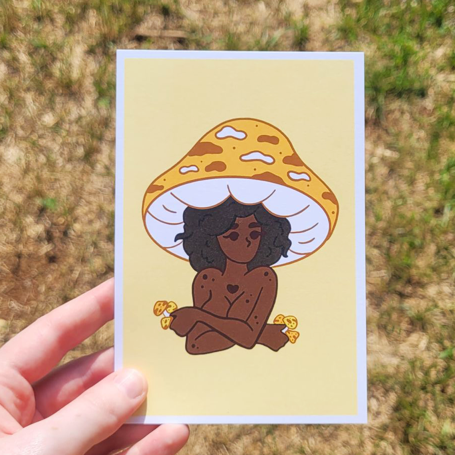 Mushroom Girl and Fairy Mini Prints