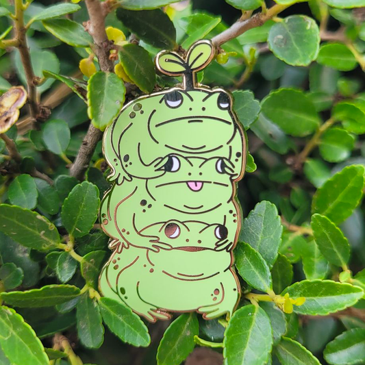 Tower of Frog- Hard Enamel Pin